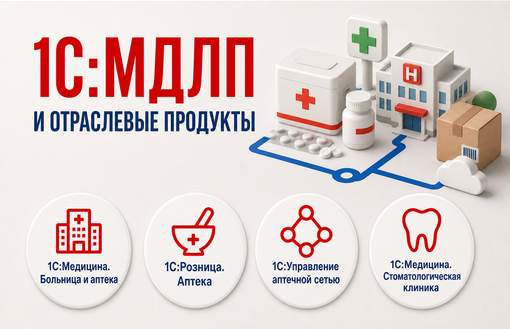 1С:МДЛП и отраслевые программы 1С